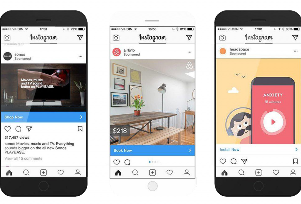 publicité instagram