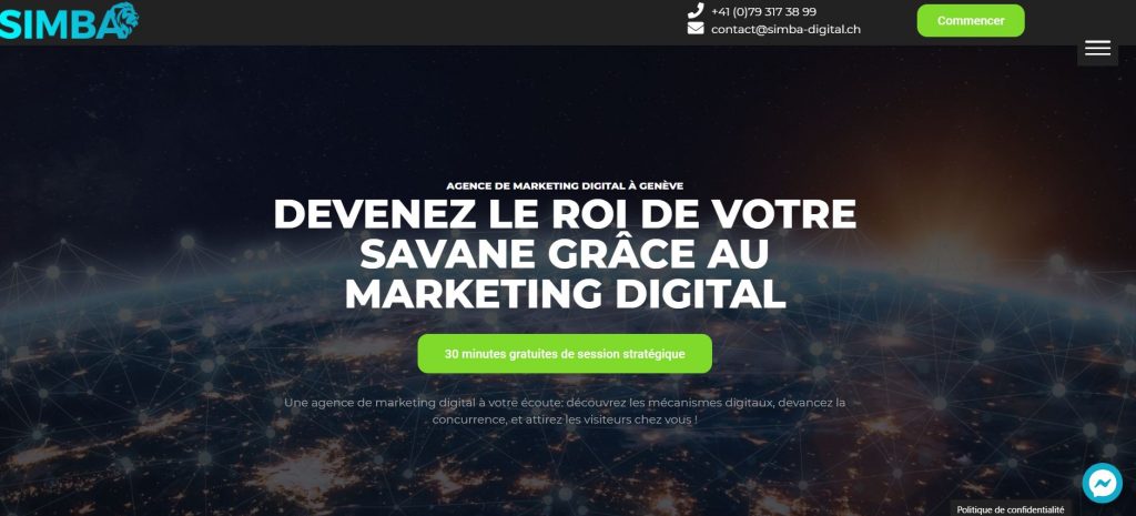 home page simba digital