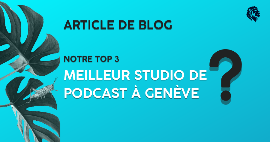 Votre meilleur studio de podcast à Genève